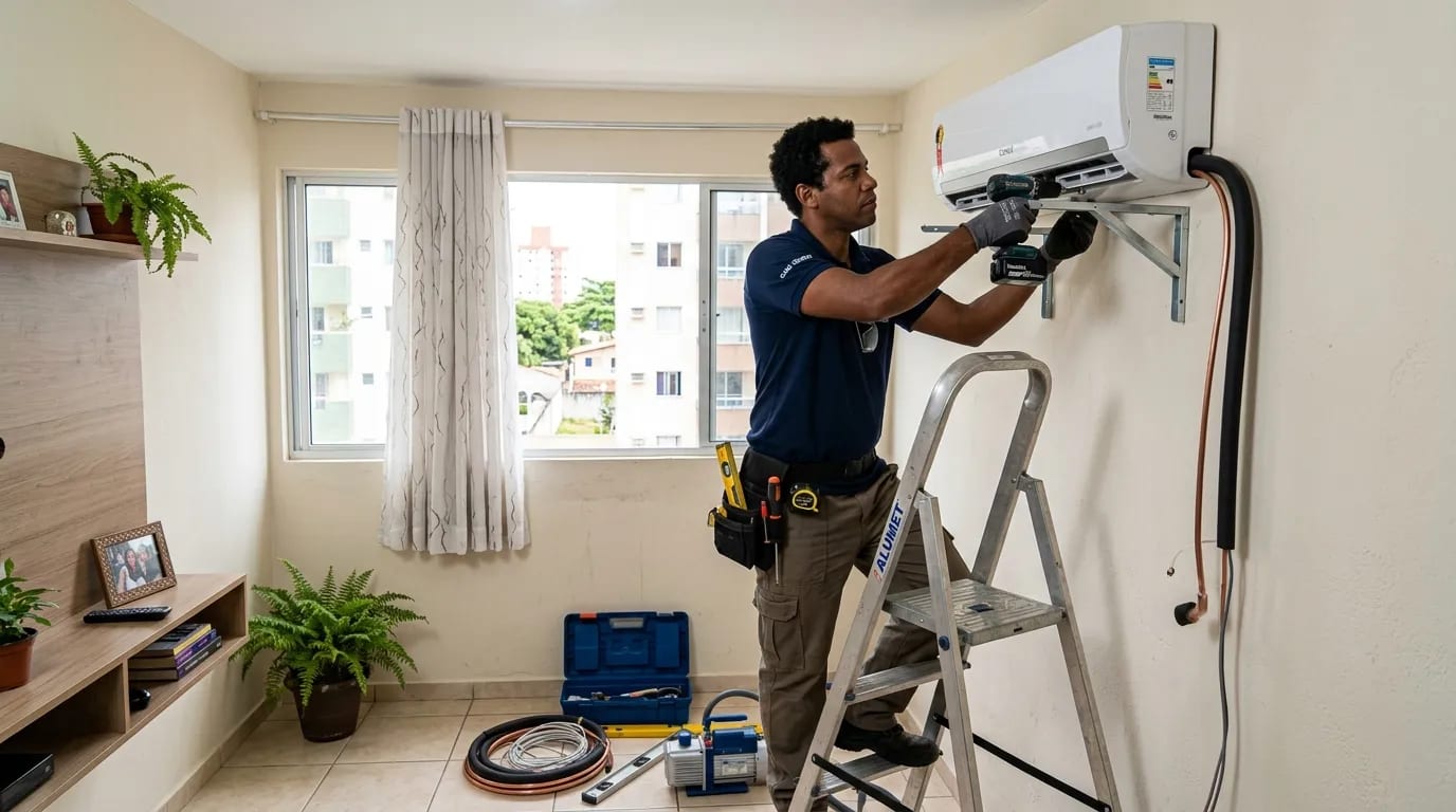 Instalação de ar-condicionado split em Osasco‑SP